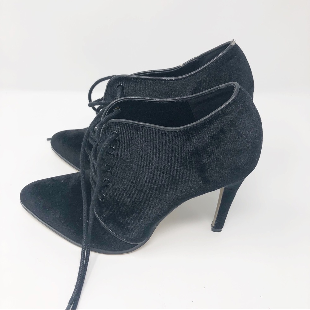 Beau + Ashe Victorian Style Velvet boots